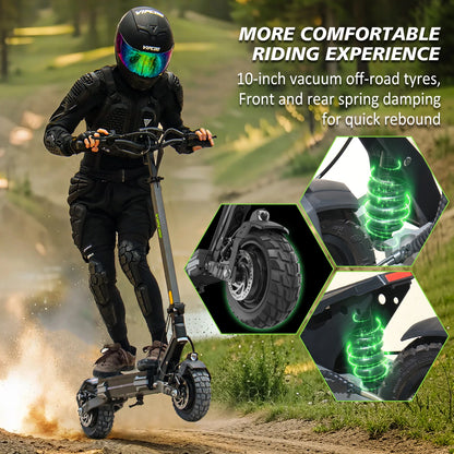 Fashionable VIPCOO VS6 PRO Dual Motor Electric Scooter Long Range 20.8AH Available in UK EU US Warehouses