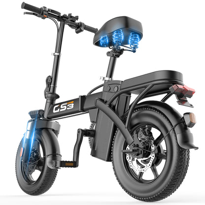 UPlee GS3 Electric Bike 48V 15AH 250W Motor Electric Bicycle 20KM/H Max Speed Motorcycle Style E-bike