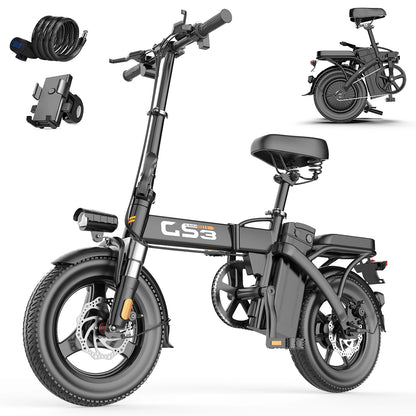 UPlee GS3 Electric Bike 48V 15AH 250W Motor Electric Bicycle 20KM/H Max Speed Motorcycle Style E-bike