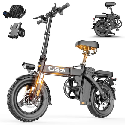 UPlee GS3 Electric Bike 48V 15AH 250W Motor Electric Bicycle 20KM/H Max Speed Motorcycle Style E-bike