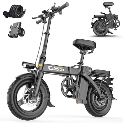 UPlee GS3 Electric Bike 48V 15AH 250W Motor Electric Bicycle 20KM/H Max Speed Motorcycle Style E-bike